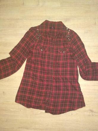 Karovana košeľa s cvokmi, s