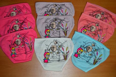 Detské nohavičky máša a medveď s čerešničkami, 50 - 158