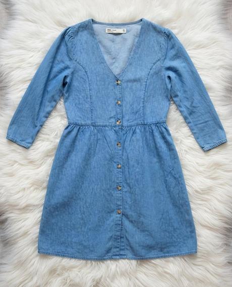 Denim šaty asos, m