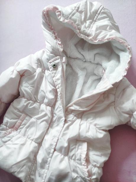 F&f ružová bunda veľ 9-12m, f&f,74