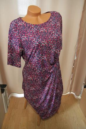 Fialovo ružové šaty xl, xl