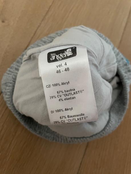 Zimná ciapka little angel vel. 4 (46-48), little angel®,92