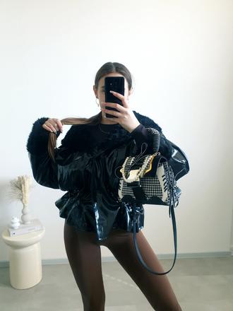 Extravagantná bunda s/m, s