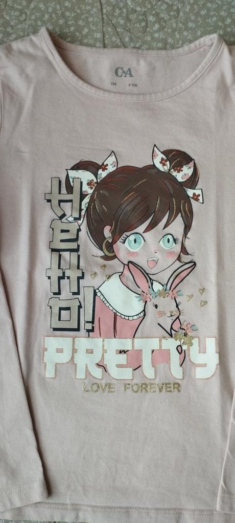 Dievčenské tričko, c&a,134