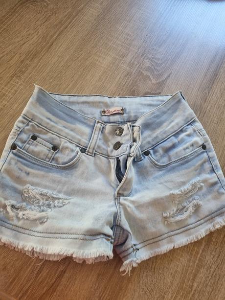 Rifle kraťasy top stav xs- s, s