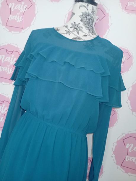 Tyrkysove šaty, pepe jeans,m
