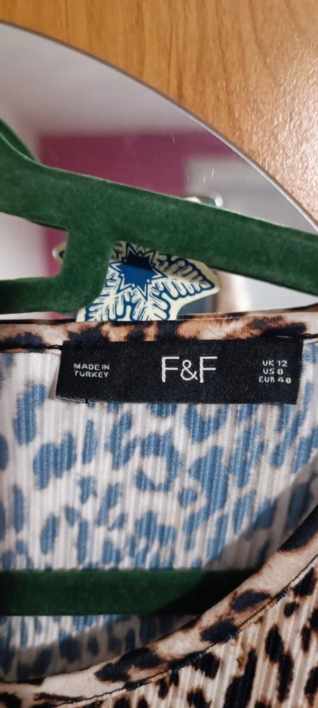 Vzorovaná blúzka f&f veľ 42, f&f,42