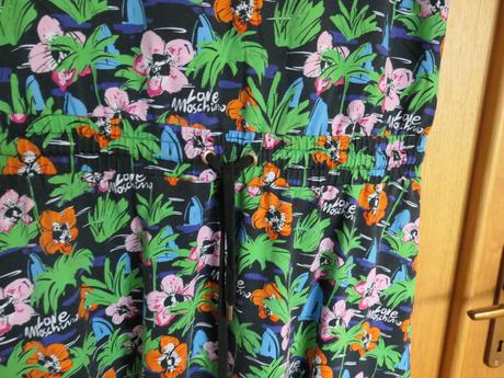 Love moschino ikon damske letne top saticky m/l, moschino,m