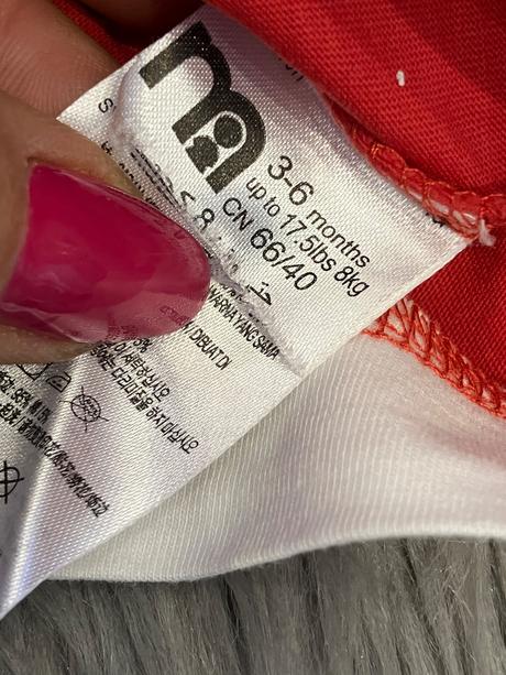 Chlapčenské tričko červené mothercare (68), 68