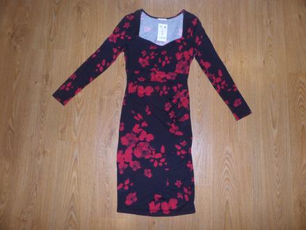 Šaty s kvetmi, orsay,38 / m