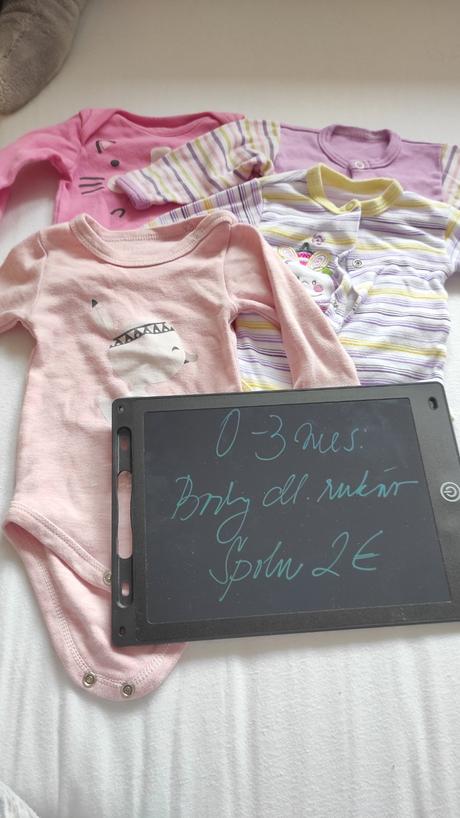 Body dlhý rukáv 0-3, tesco,62