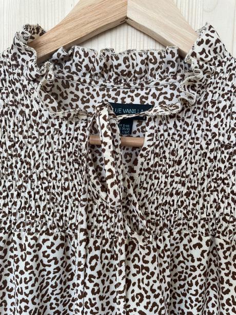 Volanove saty s gepardim vzorom, 36