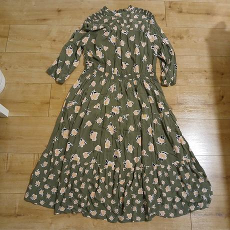 Dlhé šaty s ružami, c&a,46