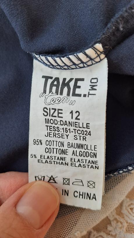 Bavlnené tričko take two teen, 152