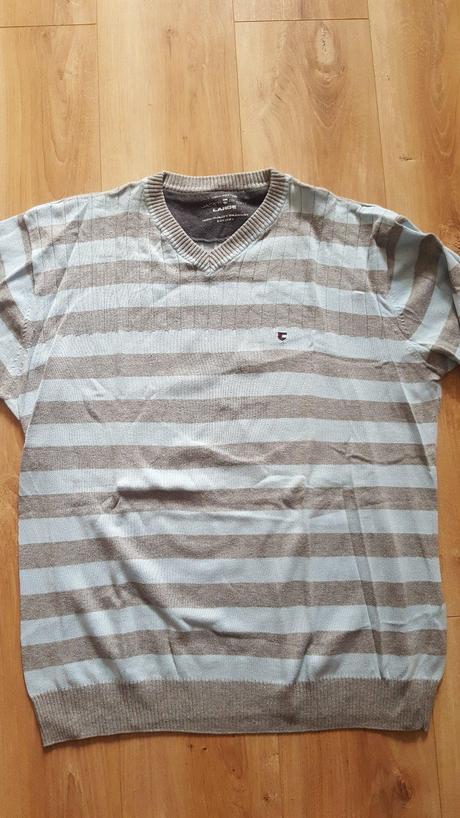 Pruhovaný sveter l, l