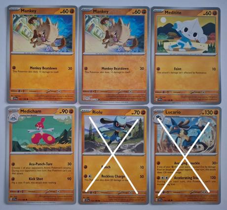 Pokémon karty "scarlet & violet" (6), 