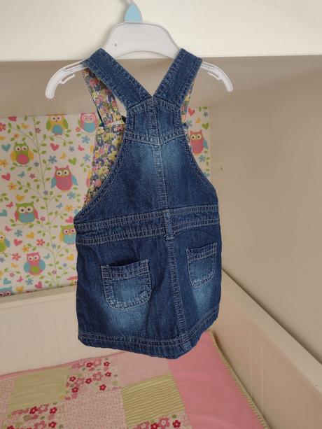 Letná rifľová sukňa na traky, f&f,74