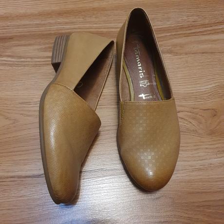 Topánky kožené, tamaris,38