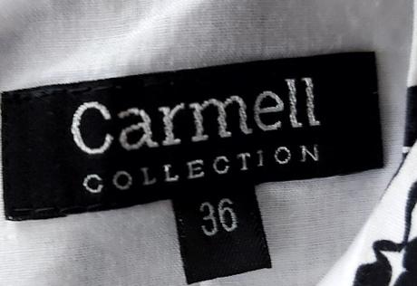 Čiernobiele kvetinové šaty, 36