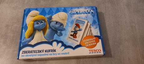 Domino zberateľský kufrík šmolkovia, 