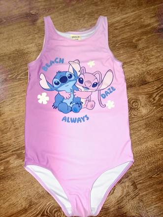 Dievčenské jednodielne plavky stitch, disney,134