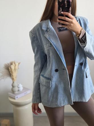Lumina rifľové oversize sako,