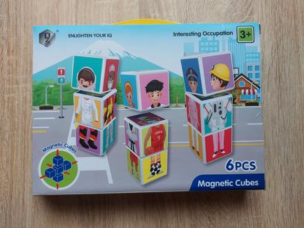 Magnetické kocky - povolania, 