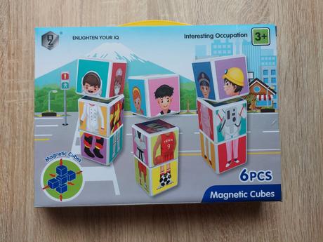 Magnetické kocky - povolania, 