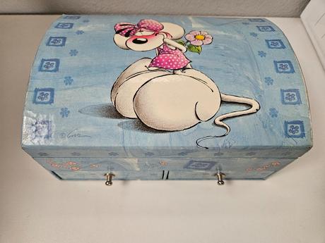 Diddl šperkovnica so zrkadlom,