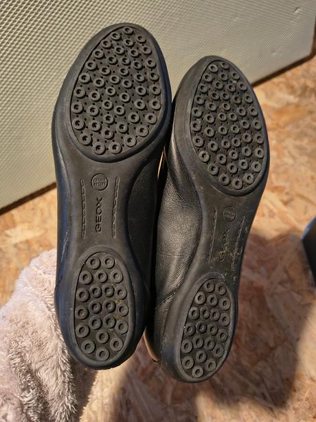 Kožené balerínky, geox,38