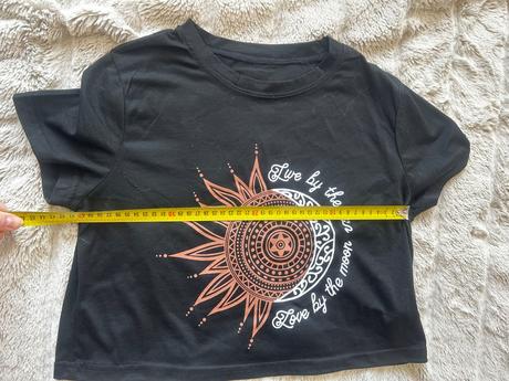 Crop top tričko, s