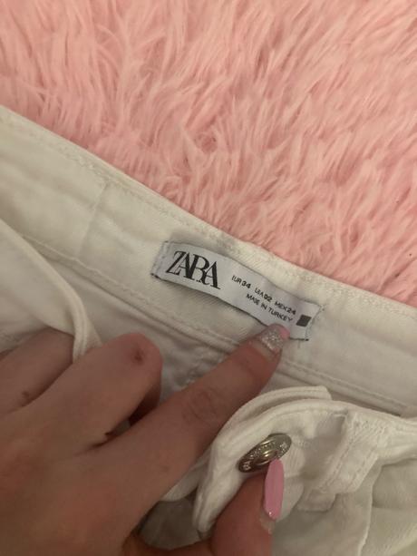 Zara biele rifle, zara,xs