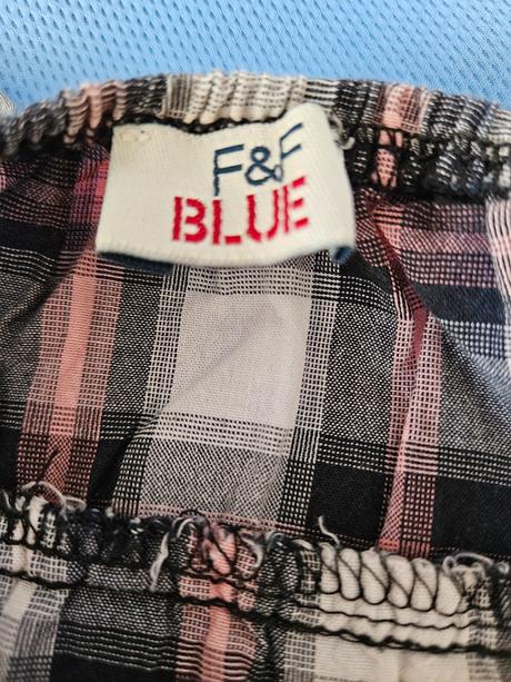 Karované šaty, f&f,36