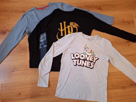 Tričká s dlhým rukávom v. 158-164, 164