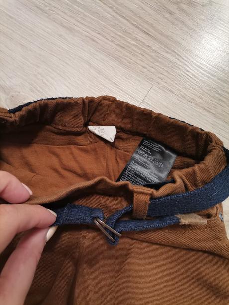 Chlapčenske hnedé nohavice, h&m,74