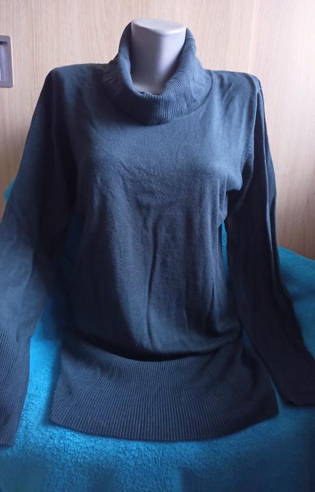 Dlhý rolák/mini šaty v. 42, 42