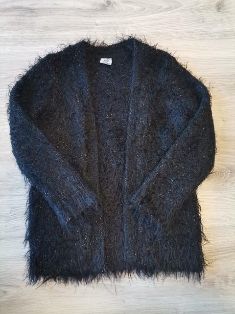 Dievčenský čierny svetrik prehoz, kiki&koko,104