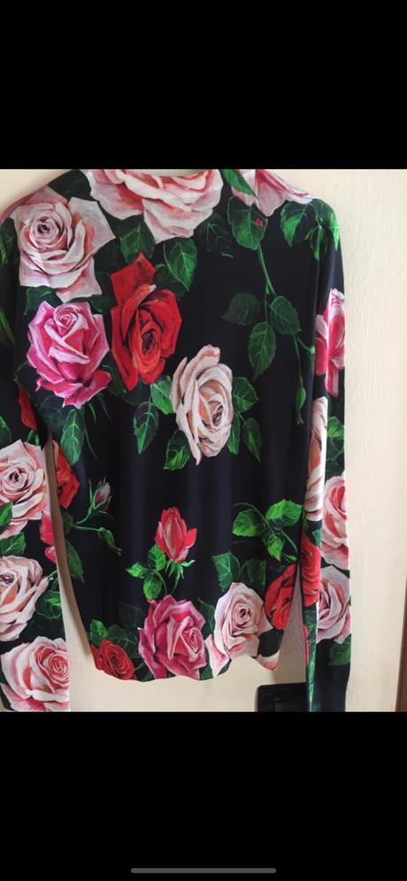 Dolce&gabanna hodvábny pulovrik s-m, s
