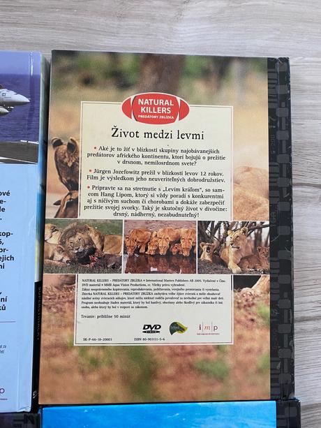 Dvd superstihačky tigre levy mačkovité šelmy,