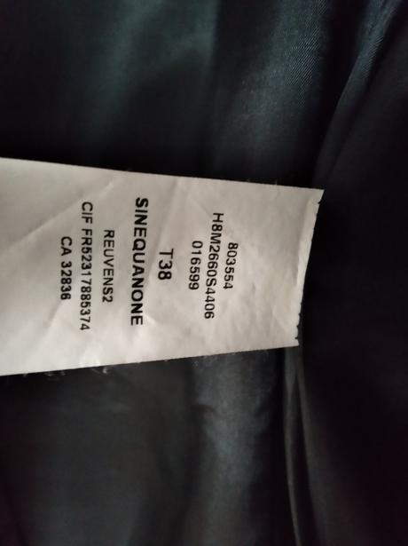 Kabát sinéquanone paris, 38