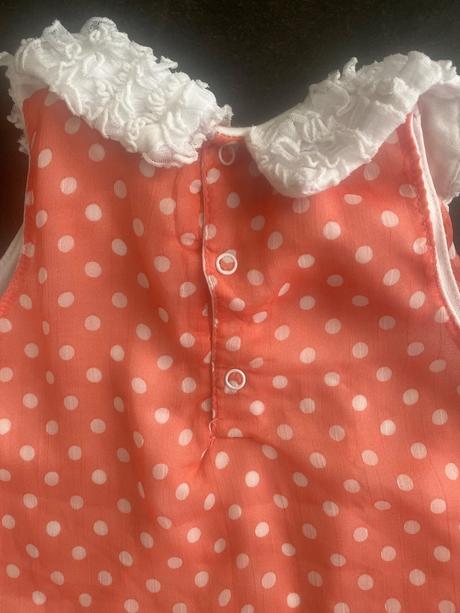 Bodkované šaty na spôsob body, baby,62