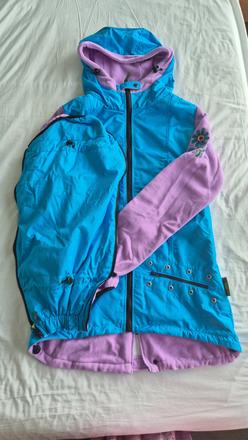Nosicska bundicka/vesta fleece + sustiak velk.m, ladybug