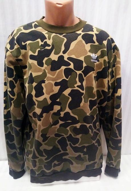 Pánska mikina so vzorom, adidas, xl, adidas,xl