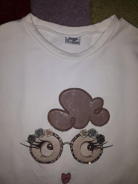 Súprava mikinka+vrstvená sukňa, mayoral,128