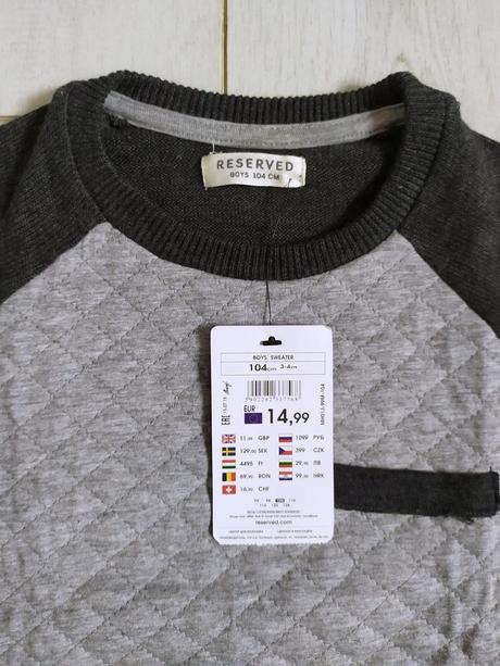 Svetríková mikina reserved, reserved,104