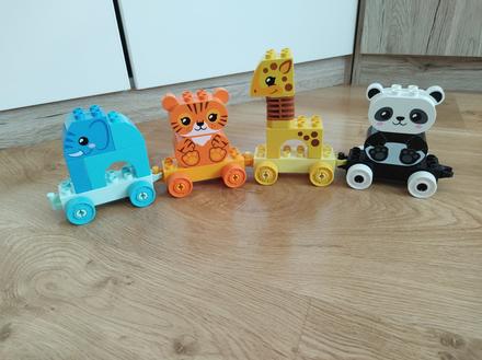 Lego duplo vláčik so zvieratkami, 