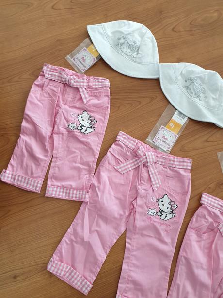 Komoletik nohavice a klobucik 98-116, original marines,104