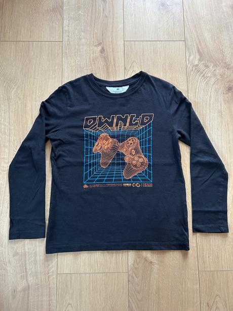 Tričko s dlhým rukávom - 134/140, h&m,134