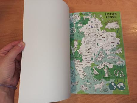 Wildlife - a map colouring book, 