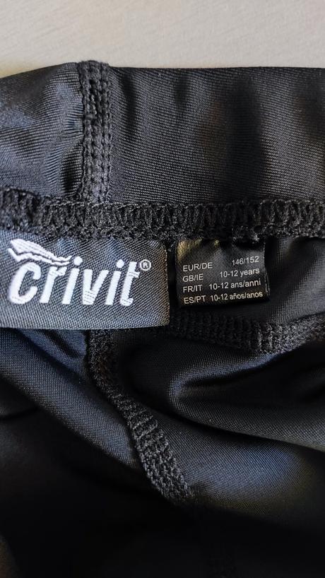 Detské cyklistické 3/4 nohavice, crivit,152